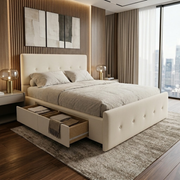NZ Made SleepVault Bed Frame With Drawers