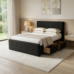 NZ Made SleepVault Bed Frame With Drawers