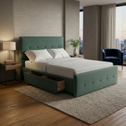 NZ Made SleepVault Bed Frame With Drawers