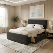 NZ Made SleepVault Bed Frame With Drawers