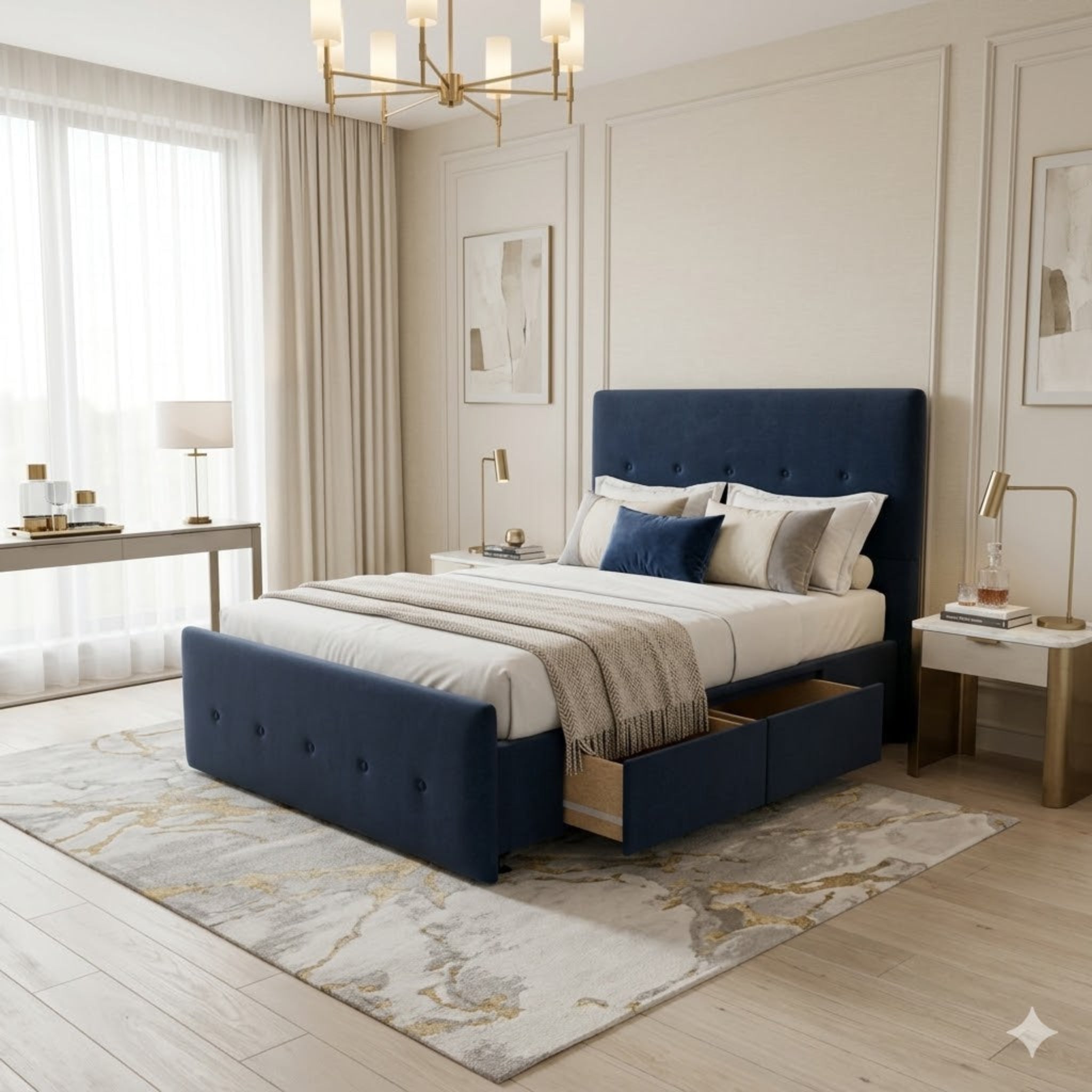 NZ Made SleepVault Bed Frame With Drawers