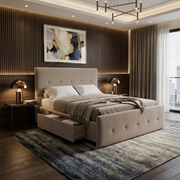 NZ Made SleepVault Bed Frame With Drawers