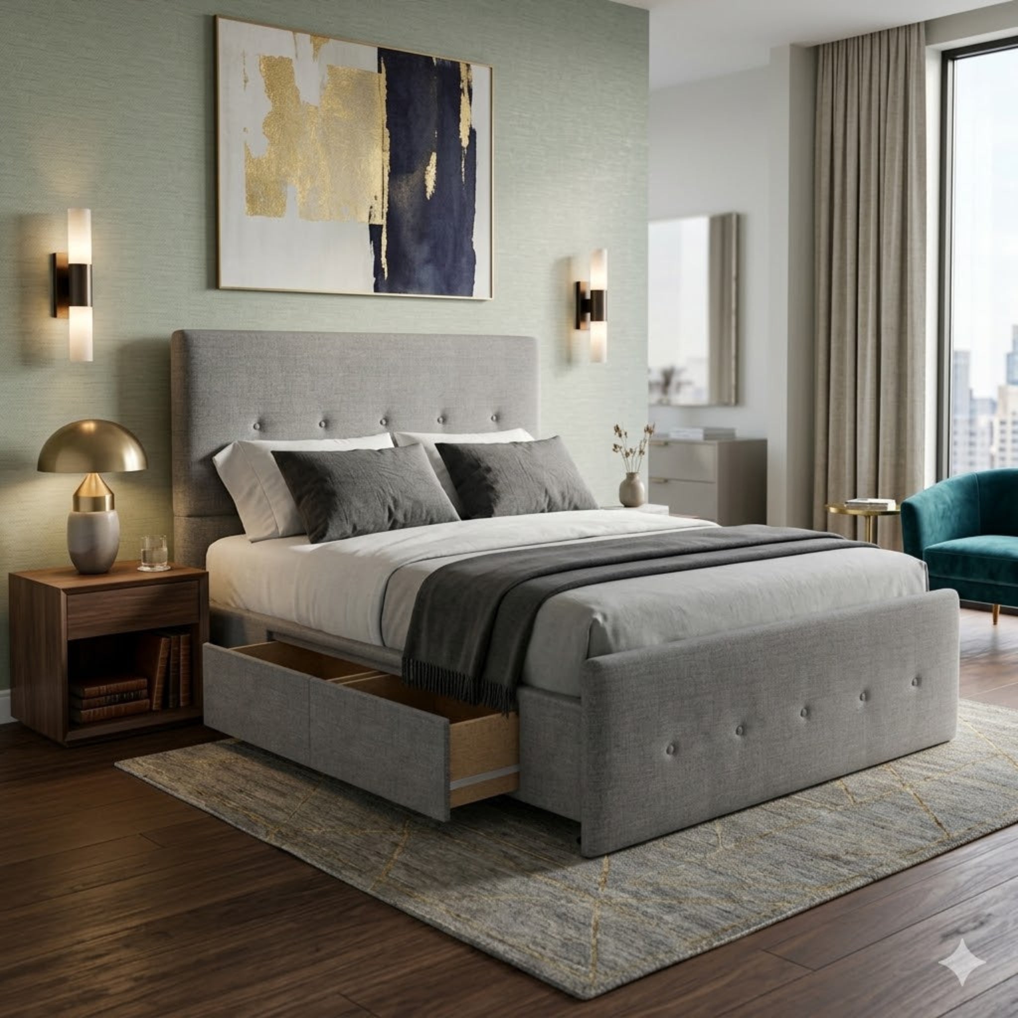 NZ Made SleepVault Bed Frame With Drawers
