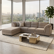NZ Made Tivoli 4 Seater With Chaise Corner Sofa