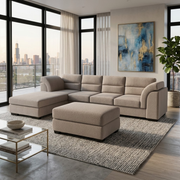 NZ Made Tivoli 4 Seater With Chaise Corner Sofa