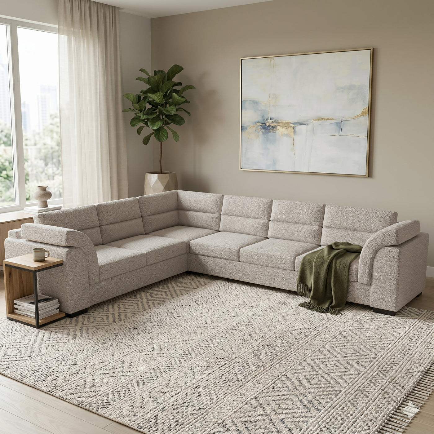 NZ Made Tivoli 6 Seater Corner Sofa | Furniture World NZ