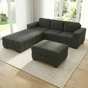NZ Made Trendi 3 Seater Corner Sofa With Reversible Chaise