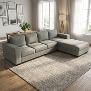 NZ Made Trendi 4 Seater Corner Sofa With Reversible Chaise