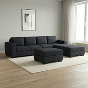 NZ Made Trendi 4 Seater Corner Sofa With Reversible Chaise