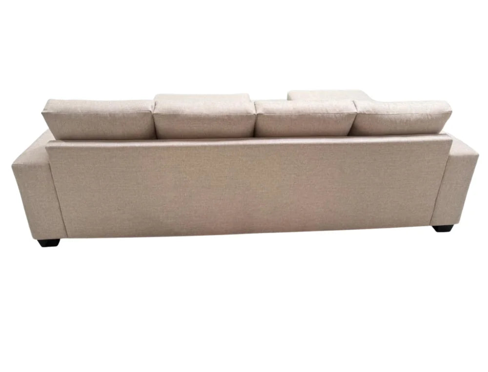 NZ Made Trendi 4 Seater Corner Chaise -Beige