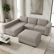 NZ Made Trendi Long-Arm with Chaise Corner Sofa