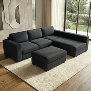 NZ Made Trendi Long-Arm with Chaise Corner Sofa