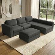 NZ Made Trendi Long-Arm with Chaise Corner Sofa
