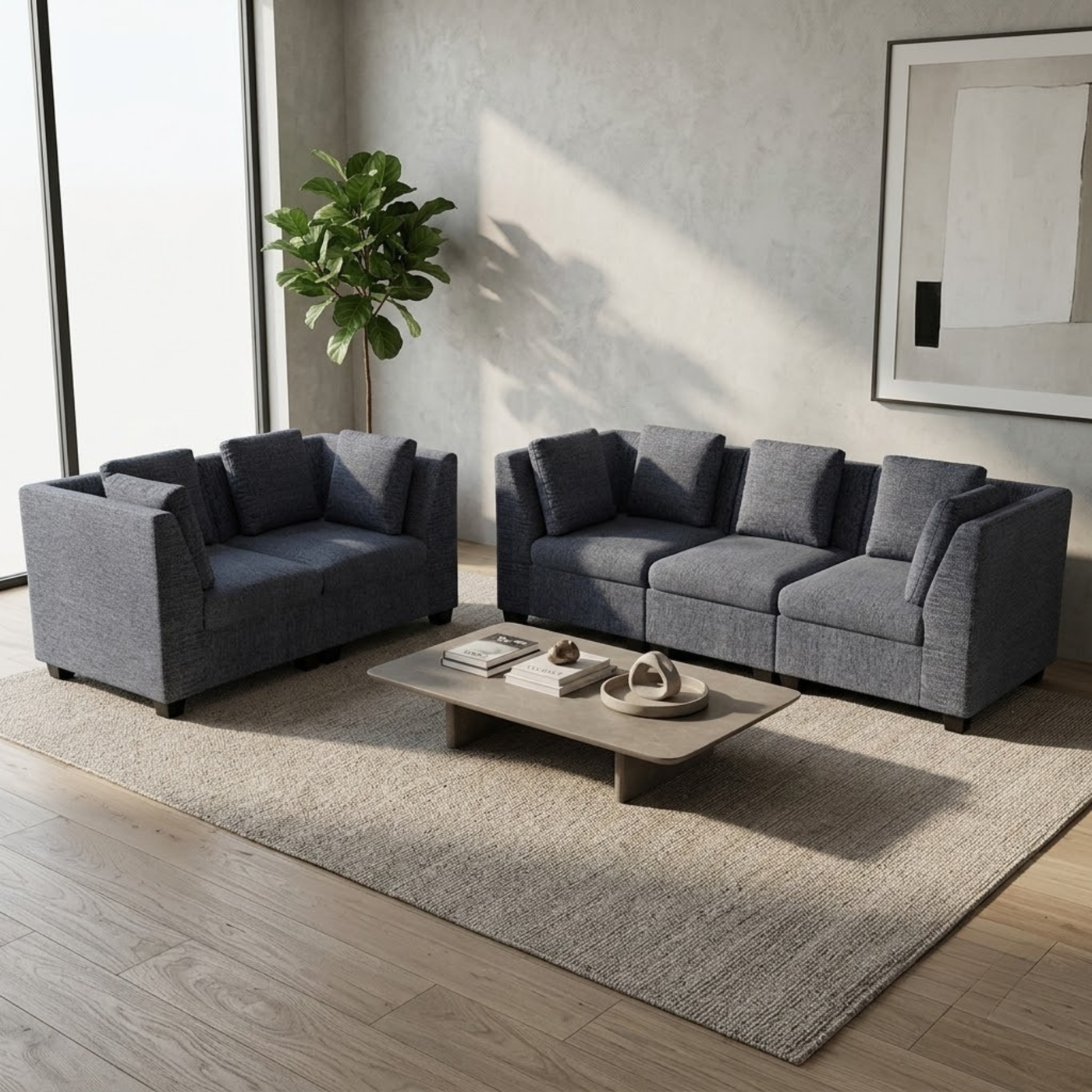 NZ Made Vellora 3+2 Seater Modular Sofa