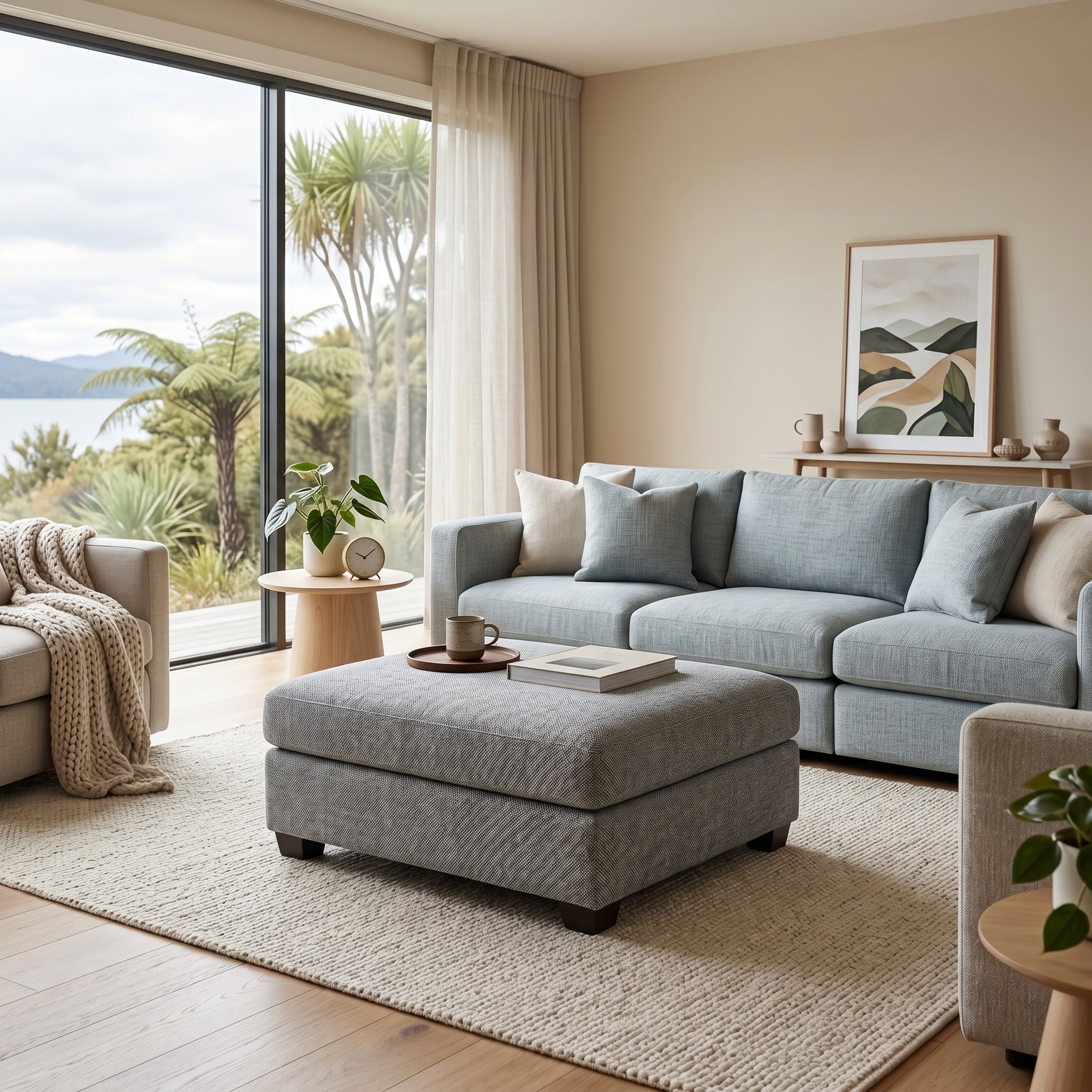 NZ Made Vellora Ottoman | Furniture World NZ