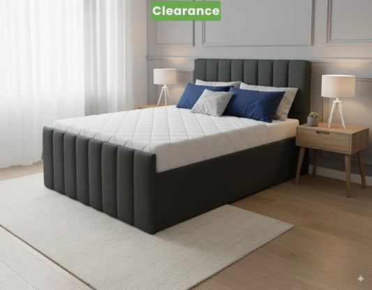 NZ Made Wave Bed Queen Forest Colour - Floor Model