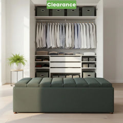 NZ Made Wave Storage Box Forest Green Colour - Floor Model