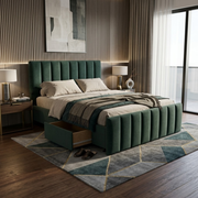 NZ Made Wave Plus Bed Frame With Drawers