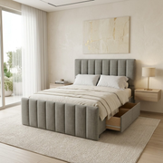 NZ Made Wave Plus Bed Frame With Drawers