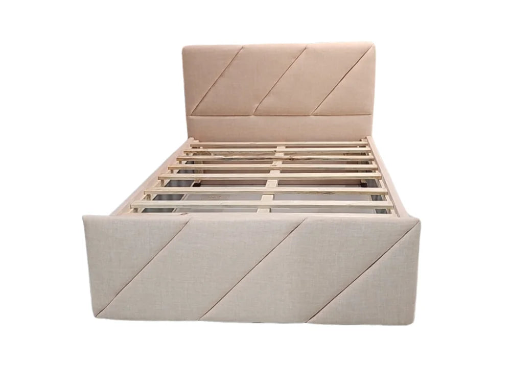NZ Made Zest Bed Frame + SleepTime Pocket Pillowtop Mattress