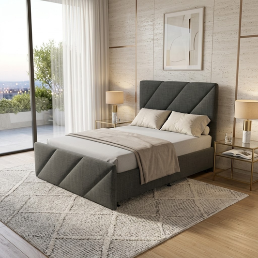 NZ Made Zest Bed Frame - alternate view