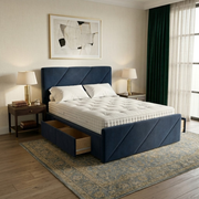 NZ Made Zest Bed Frame With Drawers