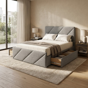 NZ Made Zest Bed Frame With Drawers