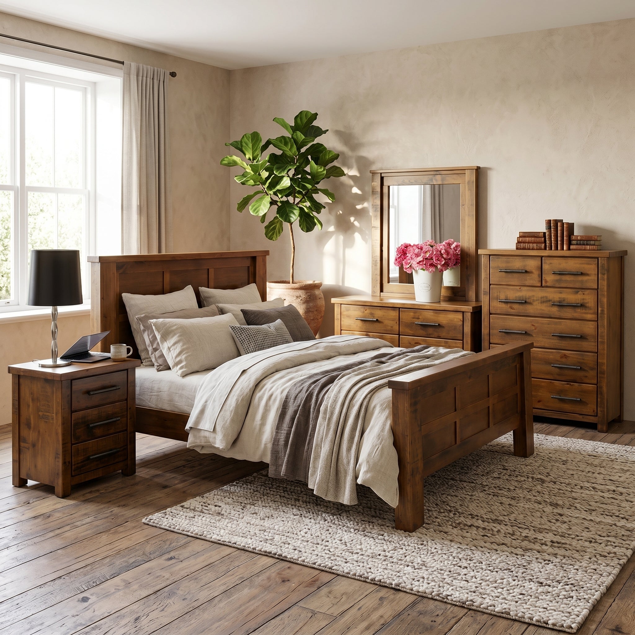 Oakwood 7 PCS Bedroom Suite | Furniture World NZ