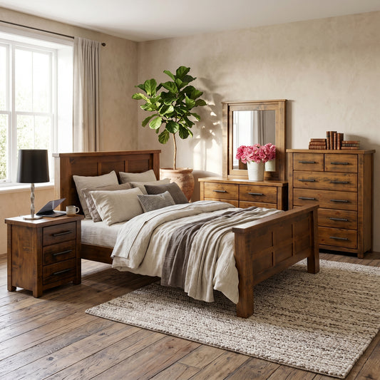 Oakwood 7 PCS Bedroom Suite | Furniture World NZ