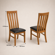 Oakwood Dining Chairs Set of 2 PCs