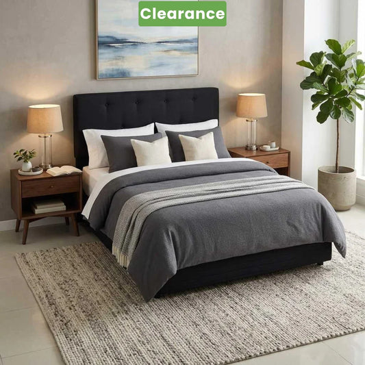 Posturemax Base Queen Black With Drawers - Floor Model - Bed Frames & Bases