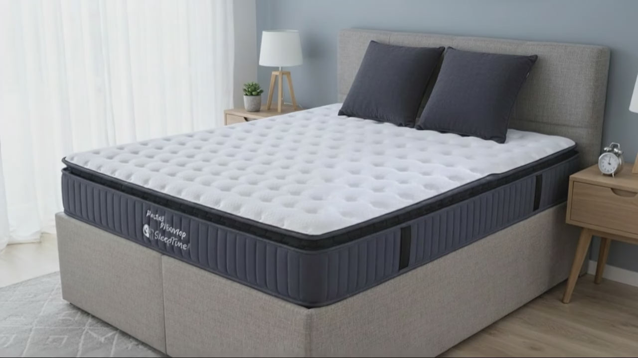 NZ Made Napbox Storage Bed + SleepTime Pocket Pillowtop Mattress