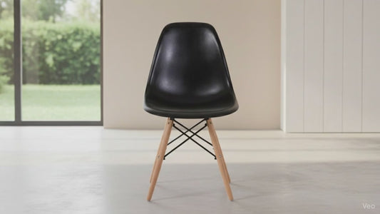 Thrifty Dining Chairs 4pcs Set Black - alternate view