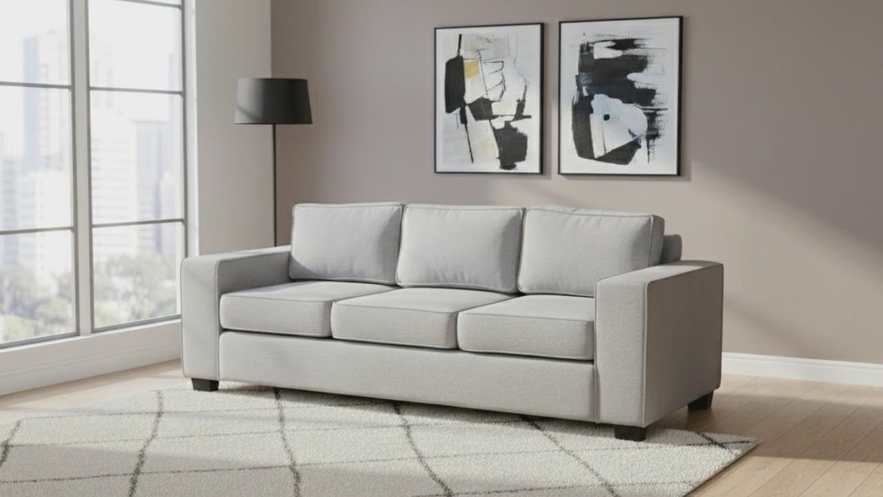 Kiwi Comfort NZ Made 3 Seater Sofa