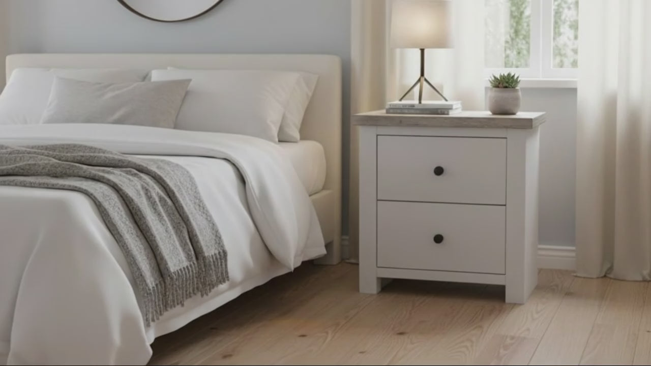 Lincoln 2 Drw Bedside