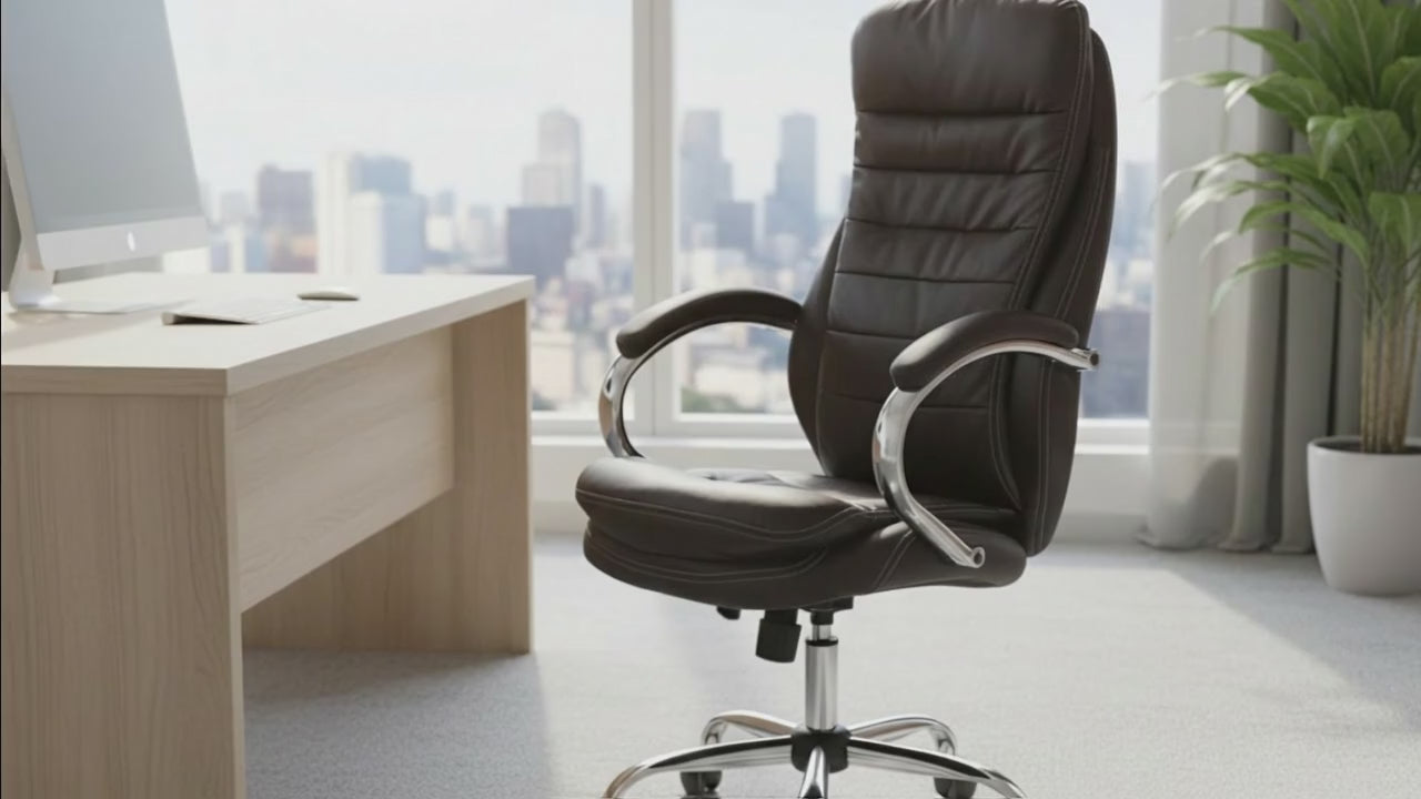 Ryan Office Chair Black with High Back