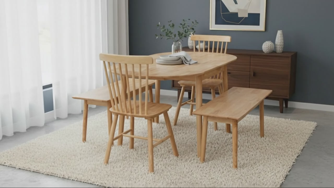 Regal Drop Leaf Wooden Dining Suite
