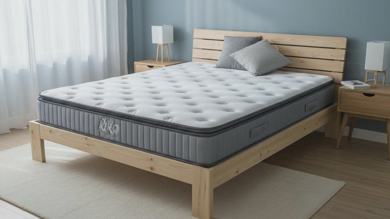 Chelsi Bed Frame + SleepTime Kyro  Pillowtop Mattress