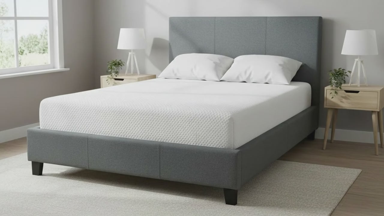 Sleeptime  Bed Frame Linen Grey