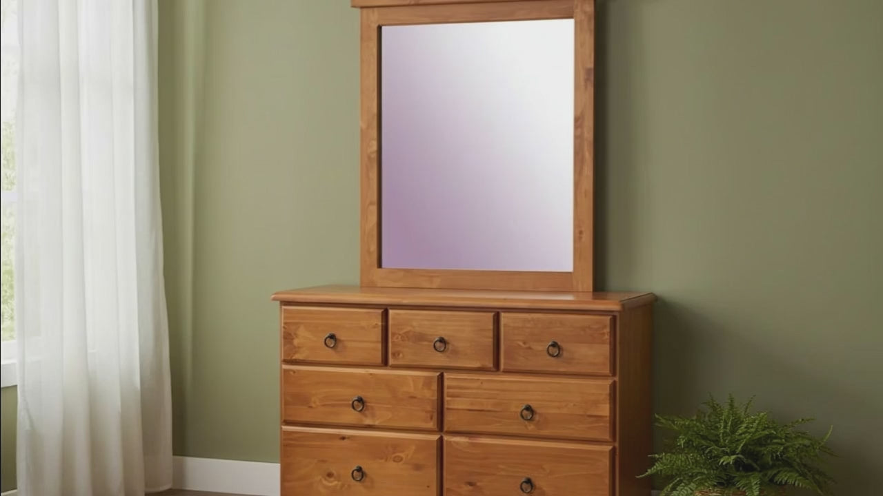 NestHeaven 7 Drw Dresser / Mirror