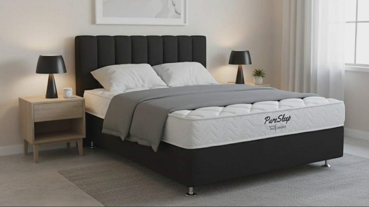 NZ Made Eco Bed Base+Puresleep Mattress