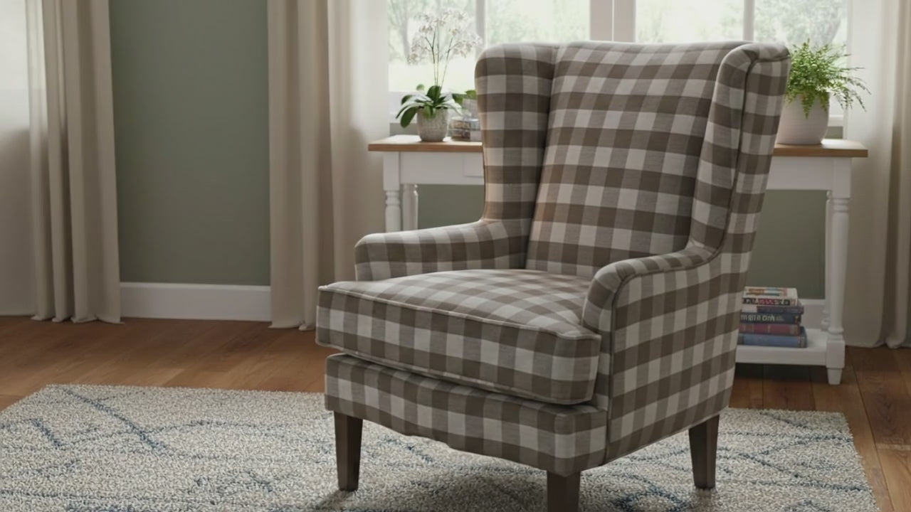Classic Check Lounge Chair