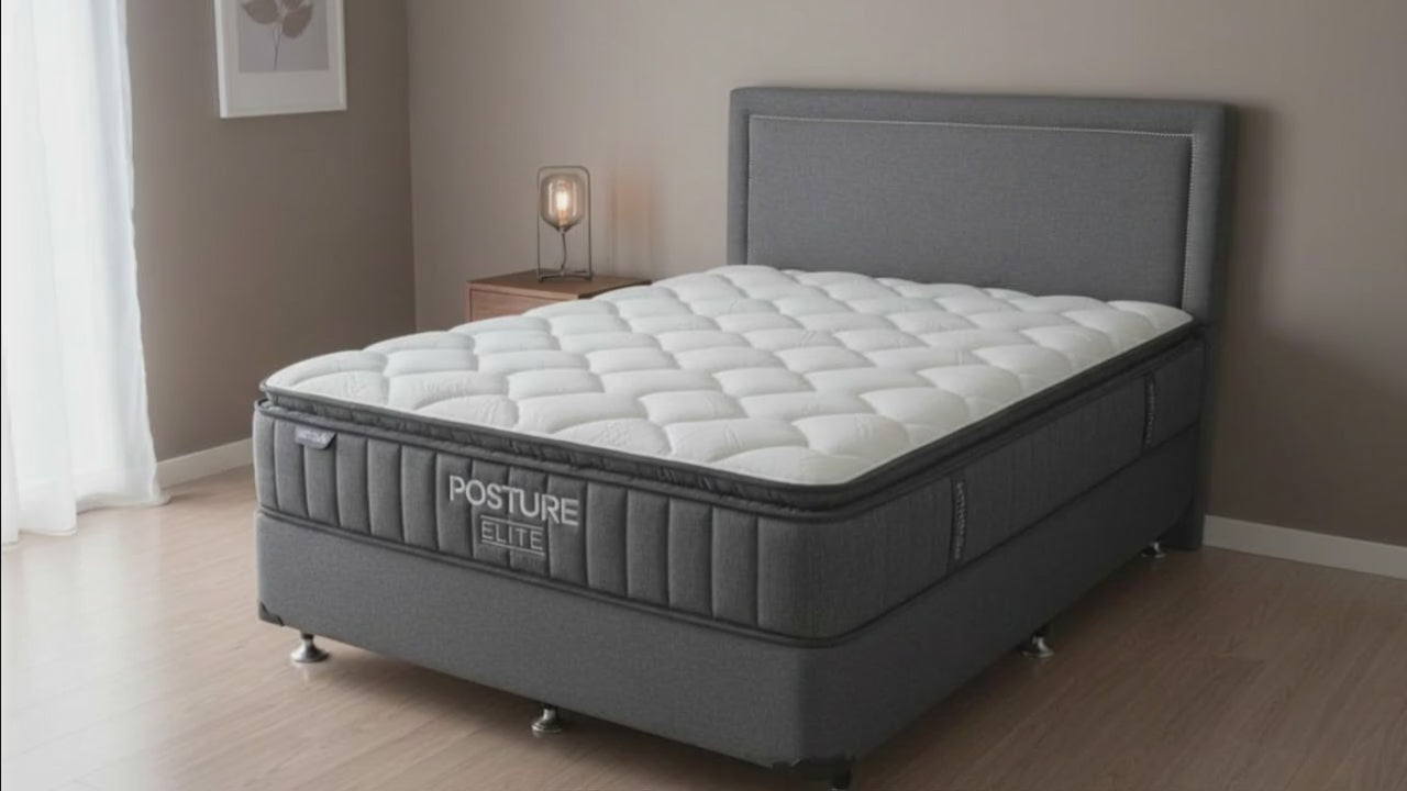 SleepMax Posture Elite Medium Mattress + NZ Made Eco Bed Base