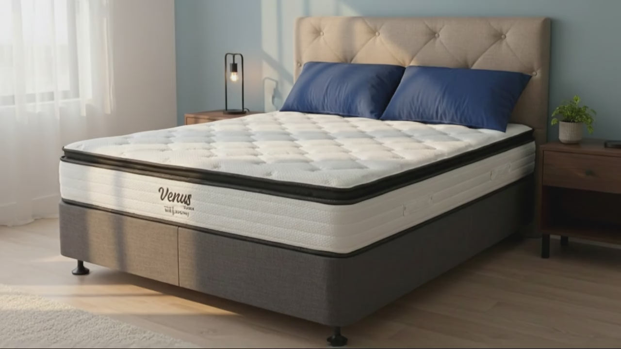 NZ Made Eco Bed Base+ Venus Medium Mattress