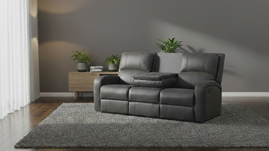 Elite Comfort  3 Seater Recliner with Drop Down Tray - alternate view