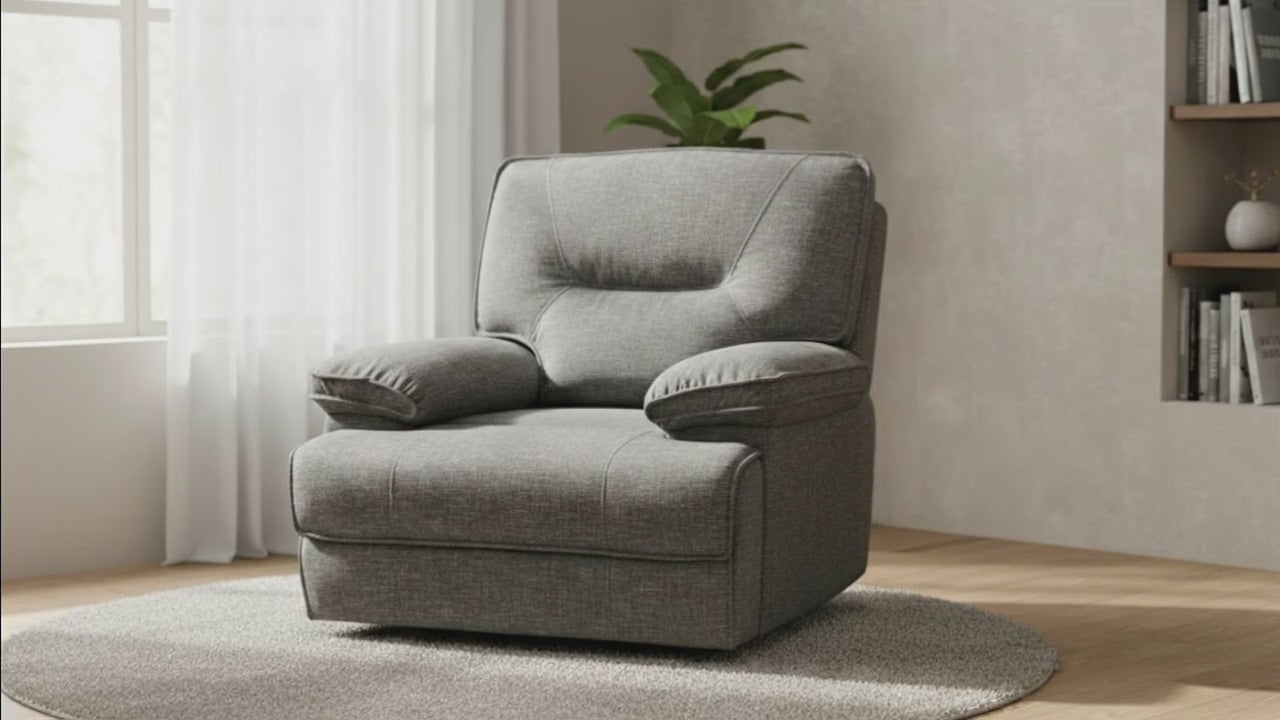 Maryland Fabric Recliner Chair Power with USB
