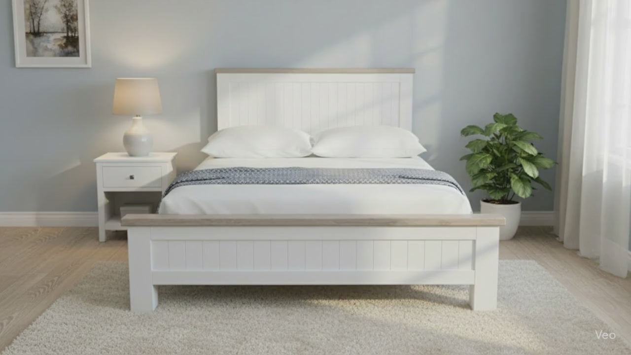 Lincoln Bed Frame + SleepTime Pocket Pillowtop Mattress
