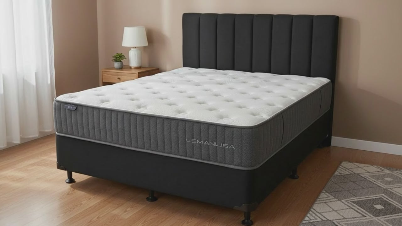 SleepMax X-Firm Edge Foam Mattress + NZ Made Eco Bed Base