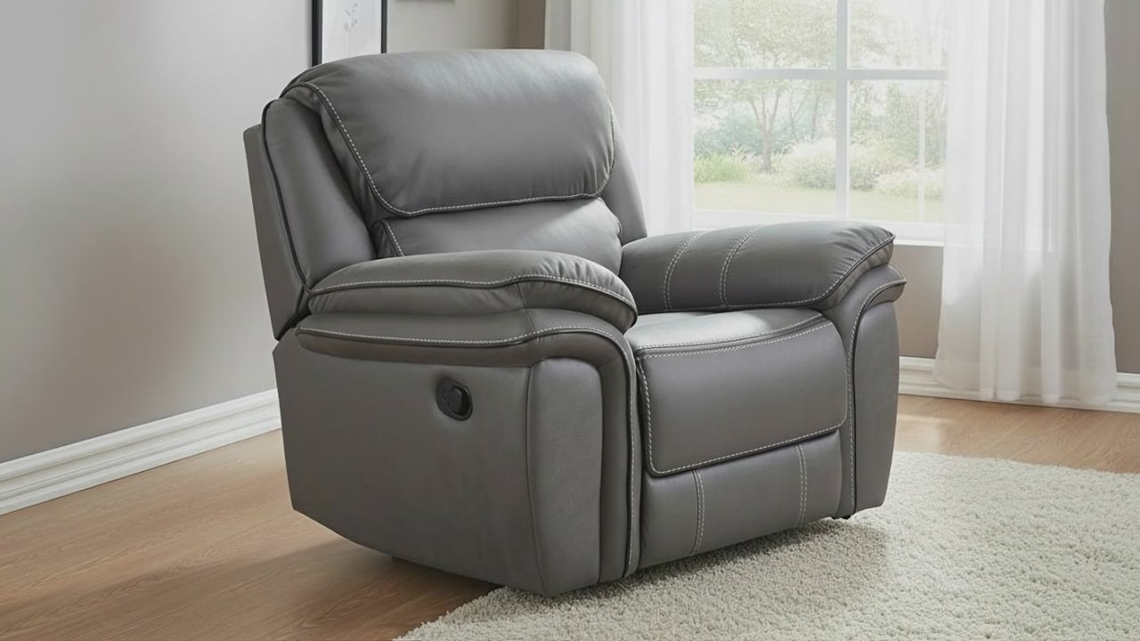 Comfort Cove Recliner Chair Grey