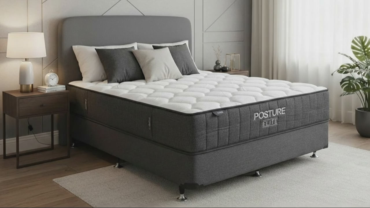Sleepmax Posture Elite Firm Mattress + NZ made Eco Bed Base